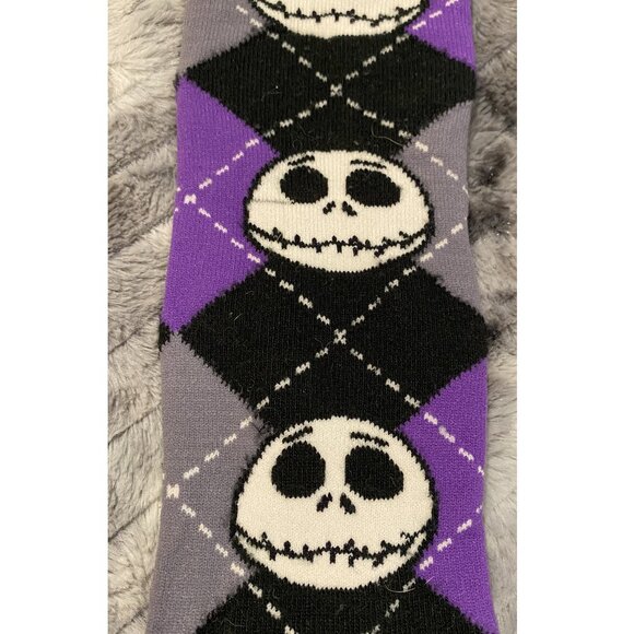 Disney's Nightmare Before Christmas Socks - Argyle Purple - Adult - Picture 2 of 8